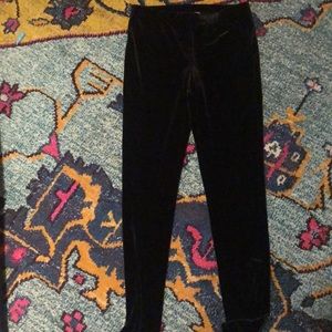 Kate & Mallory Black Velvet Leggings